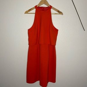 ASOS red sleeveless dress